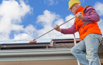Stanford Hills soft wash roof cleaning